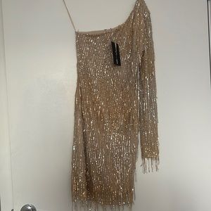 No Strings Attached Sequin Mini Dress